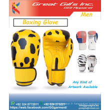 Gants de boxe professionnels de vente chaude / gants de MMA faits sur commande